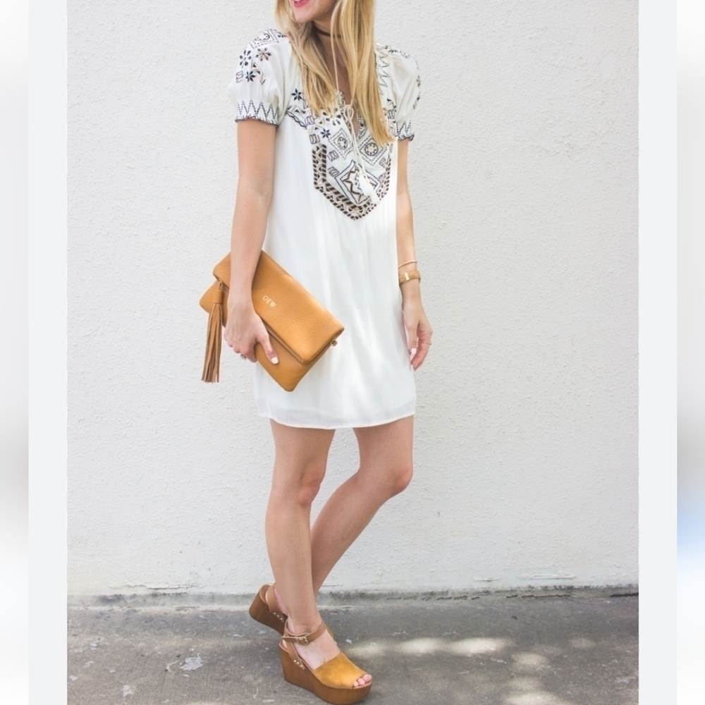 Ambercrombie and Fitch embroidered mini dress